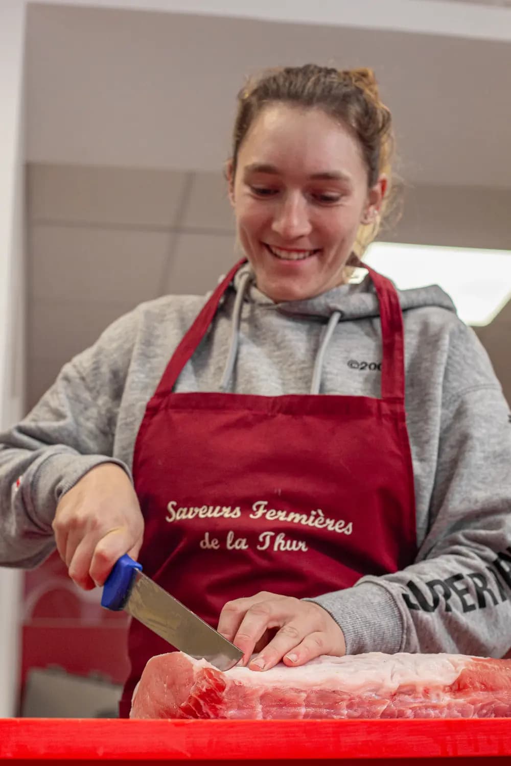 Campagne publicitaire - -Saveurs fermières de la Thur- - Producteurs dans le magasin - WMTProd 2022-33