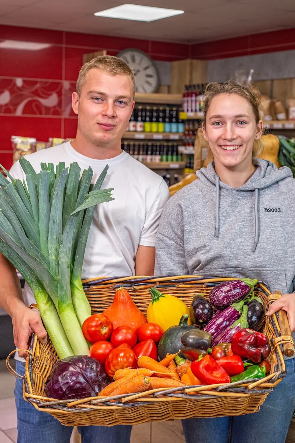 Campagne publicitaire - -Saveurs fermières de la Thur- - Producteurs dans le magasin - WMTProd 2022-35